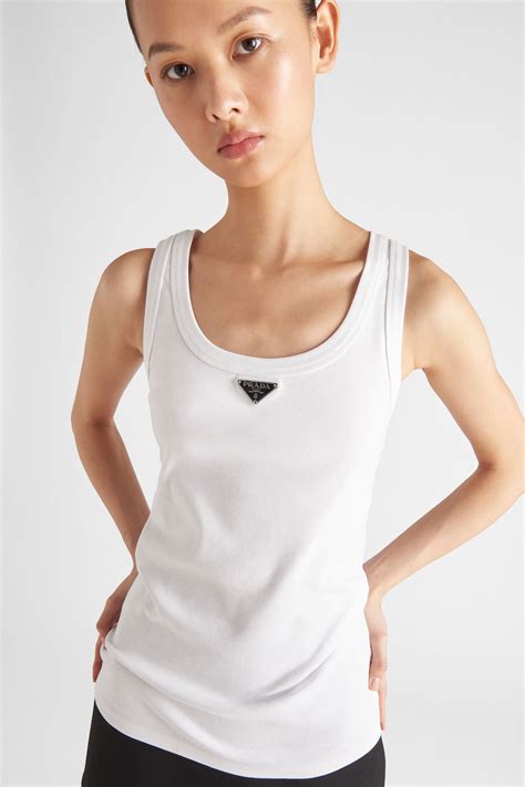 prada tank top weiß